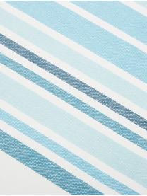 Baumwoll-Servietten Katie, 2 Stück, Baumwolle, Weiß, Blau, 50 x 50 cm
