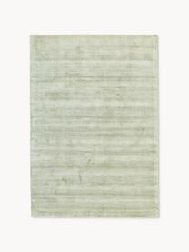 Tapis en viscose tissé main Jane, Vert sauge, larg. 160 x long. 230 cm (taille M)