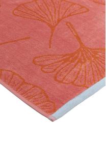 Serviette de plage pur coton rose orange Burnt Sky, 100 % coton, Rose, orange, larg. 100 x long. 180 cm