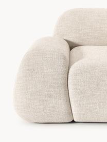 Modulares Sofa Wolke (4-Sitzer) aus Bouclé, Bezug: Bouclé (96 % Polyester, 4, Bouclé Hellbeige, B 343 x T 118 cm