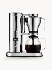 Filterkaffeemaschine System, Edelstahl, Glas, BPA-freier, lebensmittelechter Kunststoff, Silberfarben, Schwarz, B 32 x H 28 cm