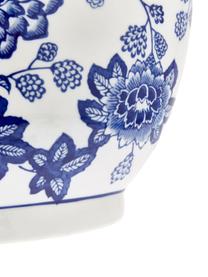 Keramik-Vase Blue Flowers, Keramik, Gebrochenes Weiß, Blau, B 26 x H 32 cm