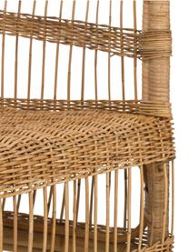 Rattan-Armlehnstuhl Palma, Rattan, Braun, B 60 x T 70 cm