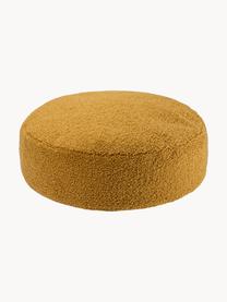 Kinder-Pouf Sugar aus Teddy, Ø 65 cm, Teddy Senfgelb, Ø 65 x H 20 cm