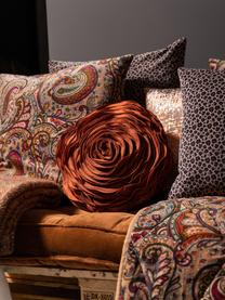 Cuscino con imbottitura Paisley, Rivestimento: 100% cotone, Beige, multicolore, Larg. 45 x Lung. 45 cm