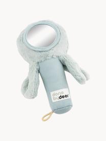 Hochet bébé avec miroir Sensory, Tons bleus, larg. 8 x haut. 14 cm
