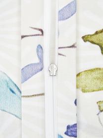 Posteľná bielizeň z bavlneného perkálu Edila, Biela, viacfarebná, 135 x 200 cm + 1 vankúš 80 x 80 cm