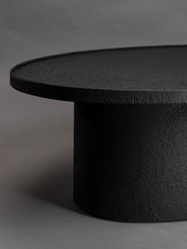 Owalny stolik kawowy Winston, Czarny, S 120 x W 32 cm