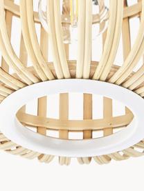 Suspension 3 lampes en bambou Adam, Beige, larg. 78 x haut. 24 cm