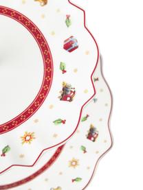 Serviteur motif de Noël Delight, Blanc, vert, rouge, Ø 26 x haut. 24 cm