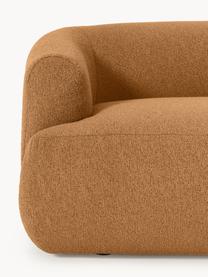 Modulares Bouclé-Sofa Sofia (2-Sitzer), Bezug: Bouclé (100 % Polyester) , Gestell: Fichtenholz, Spanplatte, , Füße: Kunststoff Dieses Produkt, Bouclé Hellbraun, B 190 x T 103 cm