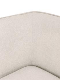 Modulaire hoekbank Ari in beige, Bekleding: 100% polyester De slijtva, Frame: massief hout, multiplex, Poten: kunststof, Geweven stof beige, B 228 x D 136 cm