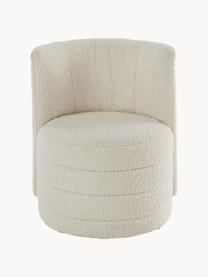 Fauteuil enfant Watson, Peluche blanc crème, larg. 44 x haut. 52 cm