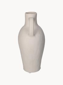 Jarrón de porcelana Dom, Porcelana, Blanco crema, Ø 14 x Al 25 cm