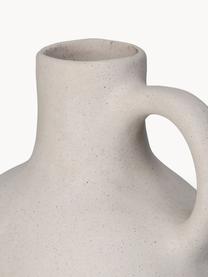 Jarrón de porcelana Dom, Porcelana, Blanco crema, Ø 14 x Al 25 cm