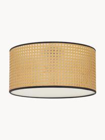 Plafonnier en cannage design Vienna, Beige, Ø 40 x haut. 20 cm