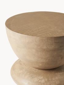 Stolik pomocniczy z drewna mangowego Benno, Lite drewno mangowe, lakierowane, Drewno mangowe lakierowane na jasno, Ø 35 x W 50 cm