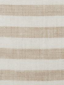 Nappe pur lin Solami, Beige, blanc