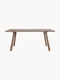 Mesa de comedor para exterior de madera de acacia Glasgow, 180 x 90 cm, Madera de acacia con certificado FSC, Madera de acacia, An 180 x F 90 cm