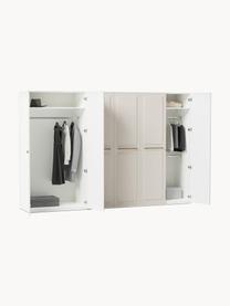 Modularer Drehtürenschrank Charlotte, 300 cm Breite, mehrere Varianten, Korpus: Spanplatte, melaminbeschi, Beige, Basic Interior, B 300 x H 200 cm