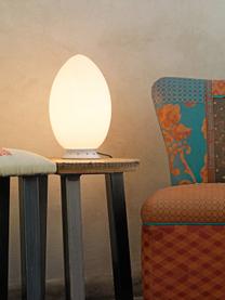 Handgefertigte Tischlampe Uovo, verschiedene Größen, Lampenschirm: Glas, Weiß, Ø 18 x H 28 cm