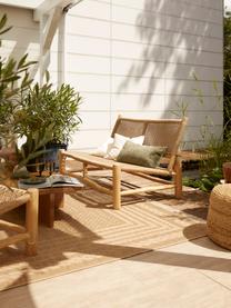 In- & outdoor vloerkleed Limonero in jute look, 100% polypropyleen, Beige, B 80 x L 150 cm (maat XS)