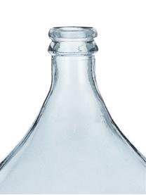 Bodenvase Drop aus recyceltem Glas in Hellblau, Recyceltes Glas, GRS-zertifiziert, Hellblau, transparent, Ø 40 x H 56 cm