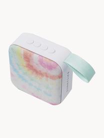 Haut-parleur de voyage avec fonction Bluetooth et port USB Tie Dye, 70 % plastique ABS, 30 % polyester, Multicolore, aspect tie-dye, larg. 5 x haut. 9 cm