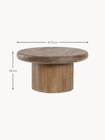 Okrúhly konferenčný stolík z mangového dreva Lopez, Mangové drevo, Mangové drevo, Ø 60 cm