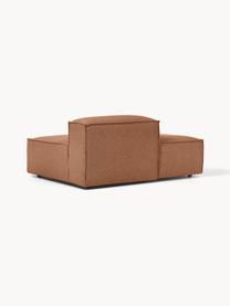 Chaise longue module Lennon, Bekleding: 100% polyester De slijtva, Frame: massief grenenhout, FSC-g, Poten: kunststof, Geweven stof nougat, B 150 x D 119 cm, rugleuning rechts