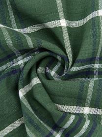 Funda de cojín con ribete Stirling, 100% algodón, Tonos verdes, An 45 x L 45 cm