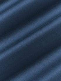 Housse de couette en satin de coton Premium, Bleu foncé, larg. 200 x long. 200 cm