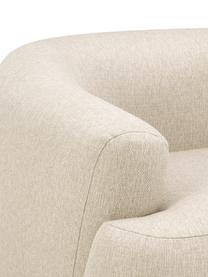 Fauteuil Sofia, Tissu beige, larg. 96 x prof. 82 cm