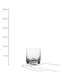 Waterglazen Sol, 4 stuks, Glas, Transparant, Ø 8 x H 9 cm, 300 ml