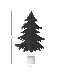 Sapin de Noël décoratif en feutre Bento, 2 élém., Multicolore, larg. 17 x haut. 30 cm