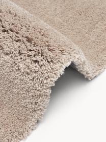 Flauschiger Hochflor-Teppich Leighton, Flor: Mikrofaser (100% Polyeste, Beige, B 120 x L 180 cm (Größe S)