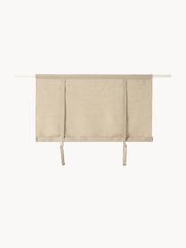 Tenda a rullo opaca Eli, 100% lino, Beige, Larg. 90 x Lung. 120 cm