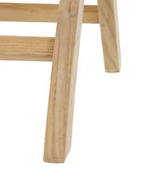 Silla con reposabrazos para exterior de madera York, Madera de teca lijada, Teca, An 51 x Al 86 cm