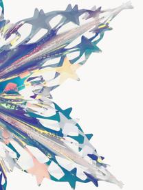 Adorno navideño estrella Iridescent, Plástico, Cromo, transparente, iridiscente, An 40 x Al 40 cm