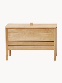 Banc en chêne avec espace de rangement A Line, Chêne, larg. 68 x prof. 35 cm