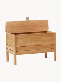 Banc en chêne avec espace de rangement A Line, Chêne, larg. 68 x prof. 35 cm