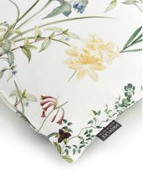 Federa arredo con stampa floreale Anjuli, 100% cotone, Bianco, multicolore, Larg. 30 x Lung. 50 cm