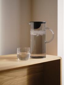 Wasserkaraffe EM77, 1.5 L, Kunststoff, Grau, transparent, 1.5 L