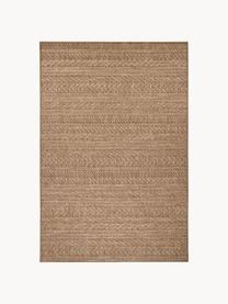 In- & outdoor vloerkleed Granado, jute look, 100% polypropyleen, Beige, bruin, B 120 x L 170 cm (maat S)