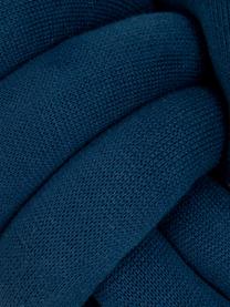 Cuscino blu scuroTwist, Blu scuro, Ø 30 cm