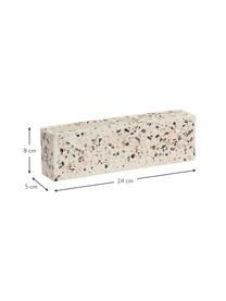 Organizer Renomel, Terrazzo, Bianco, fantasia terrazzo, Larg. 24 x Alt. 8 cm