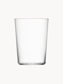 Vasos de cristal fino Gio, 6 uds., Vidrio, Transparente, Ø 9 x Al 12 cm, 560 ml