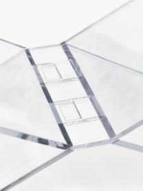 Boekenstandaard Crystal, Acrylglas, Transparant, B 35 x H 15 cm