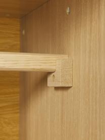 Armario Cassy, 3 puertas, Patas: madera de roble macizo Es, Madera de roble, An 148 x Al 195 cm