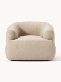 Fauteuil Sofia, Tissu beige clair, larg. 90 x prof. 97 cm